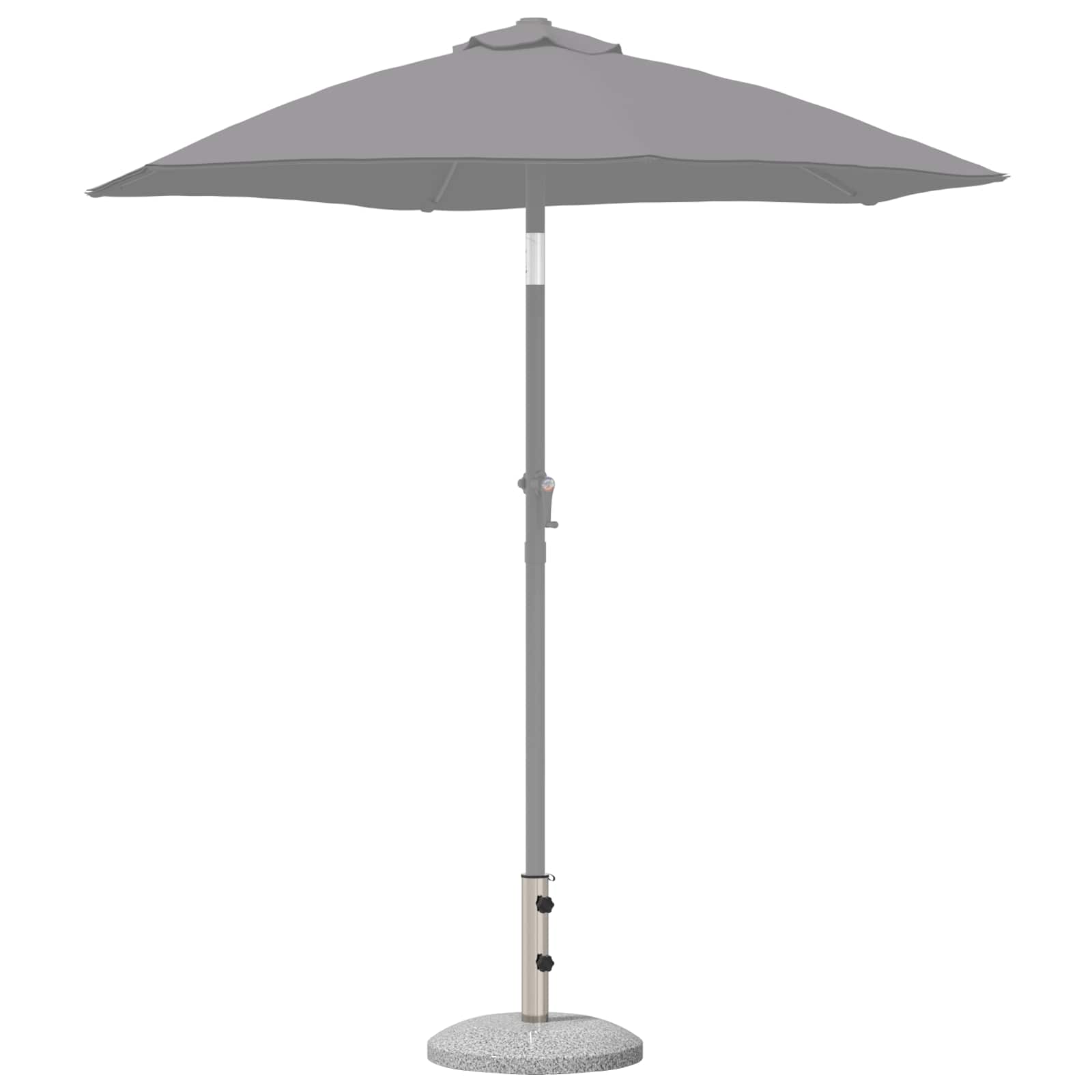 Parasolbasis für 40-50 mm Pole 26.45 kg Grau for 40-50 mm Pole
