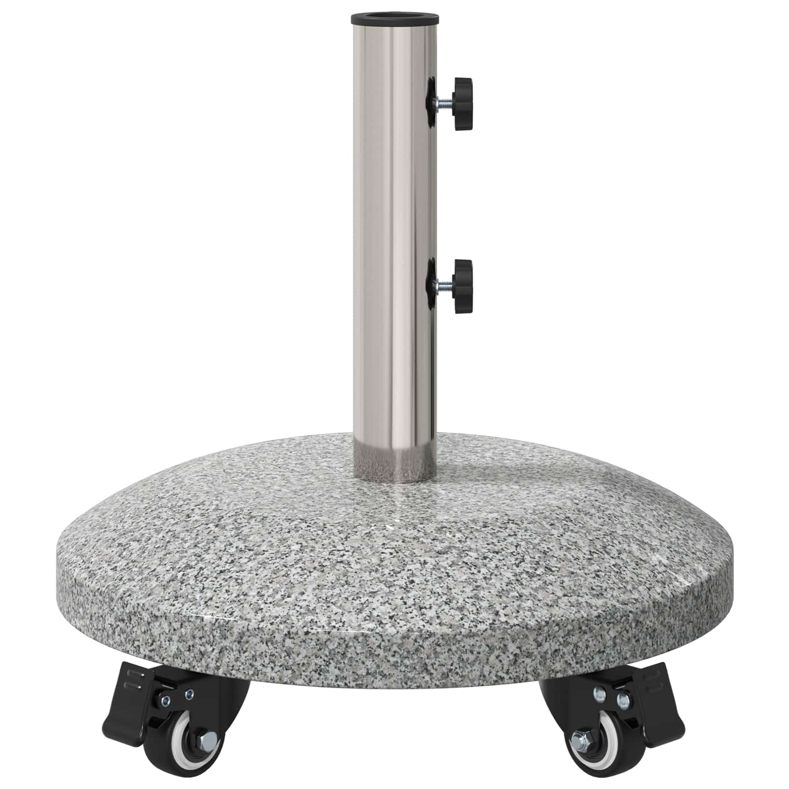 Granite Schirmbasis mit Rädern für 4-5 cm Stange 27.2 kg Grau