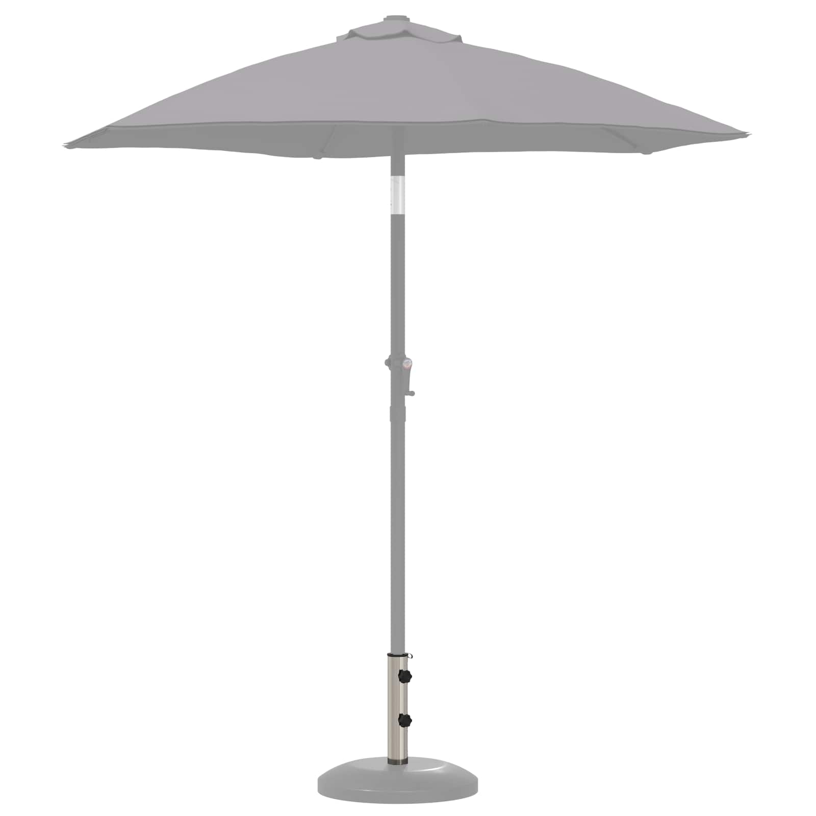 Parasol Fußrohr 0.63 kg Natürlicher Edelstahl Edelstahl