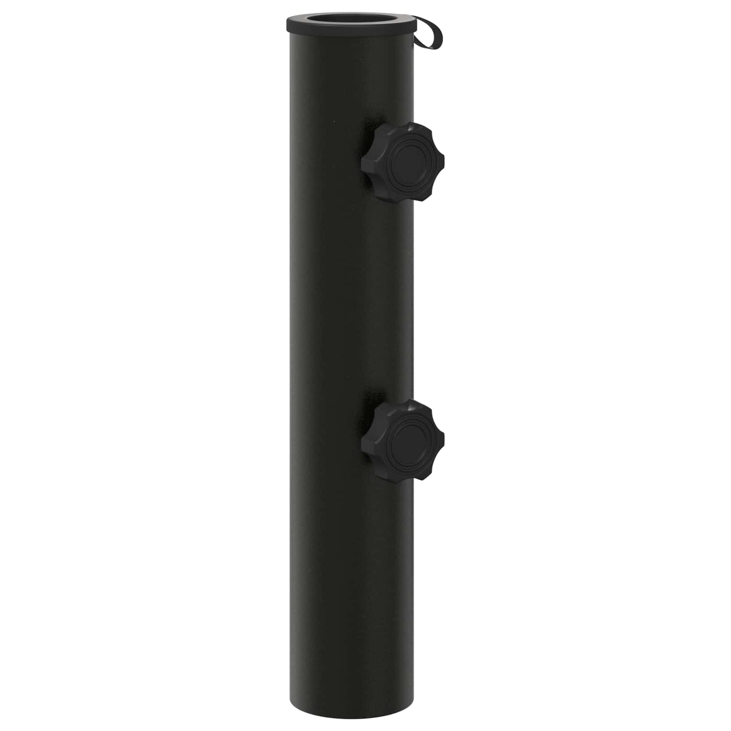 Parasol Fußrohr 0.6 kg Schwarz Eisen for 40-50 mm Pole