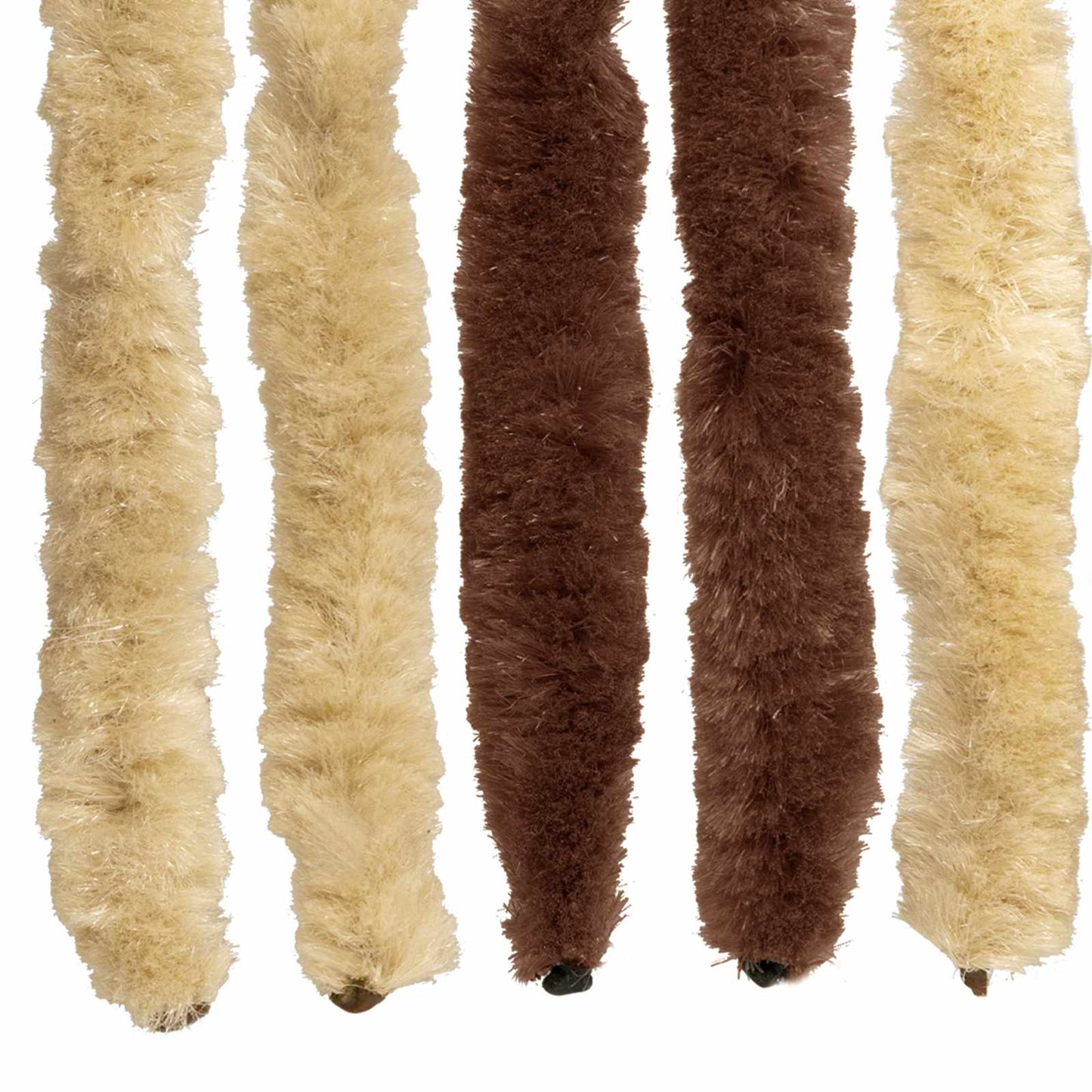 Insektenschutzvorhang Chenille Braun und Beige 56 x 185 cm
