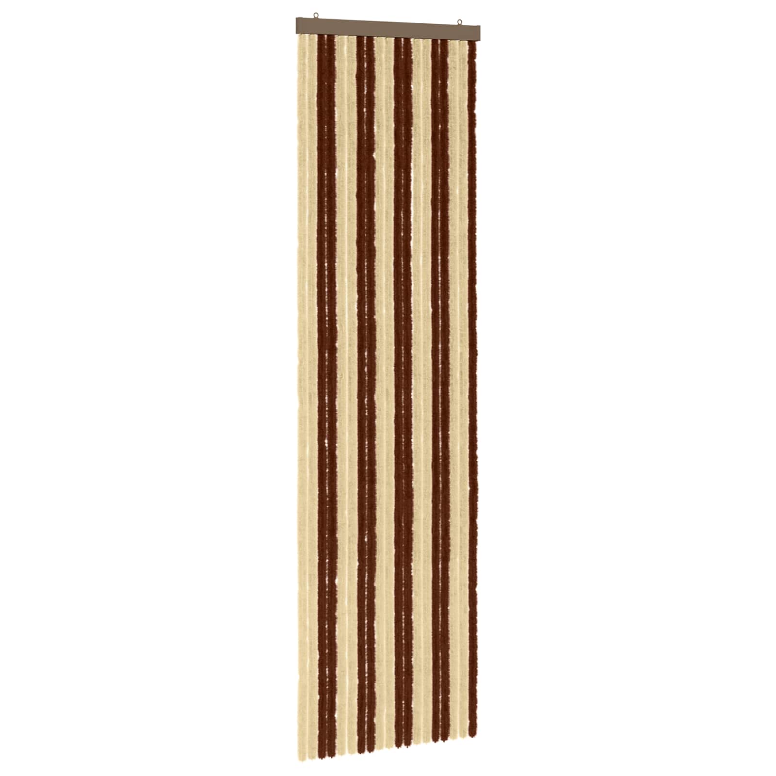 Insektenschutzvorhang Chenille Braun und Beige 56 x 200 cm