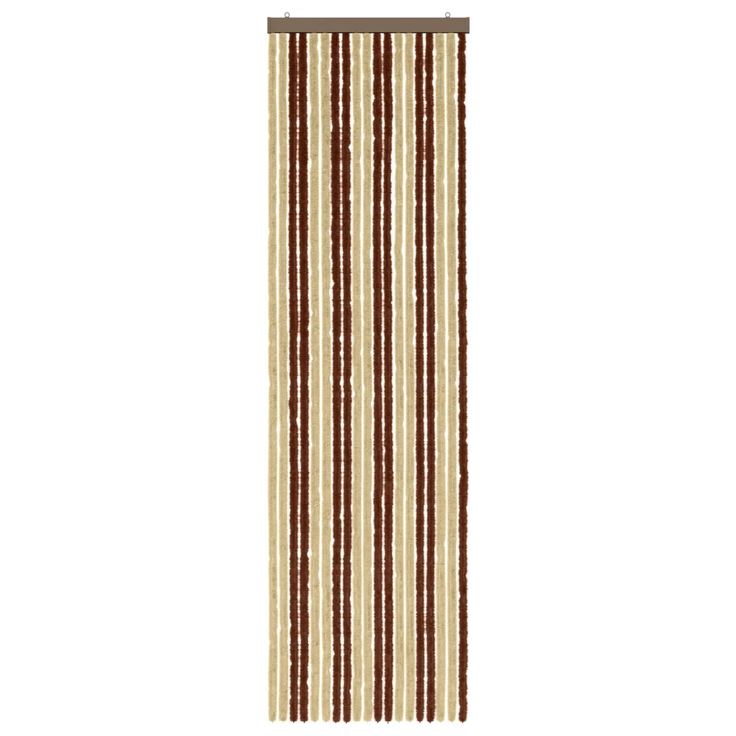 Insektenschutzvorhang Chenille Braun und Beige 56 x 200 cm