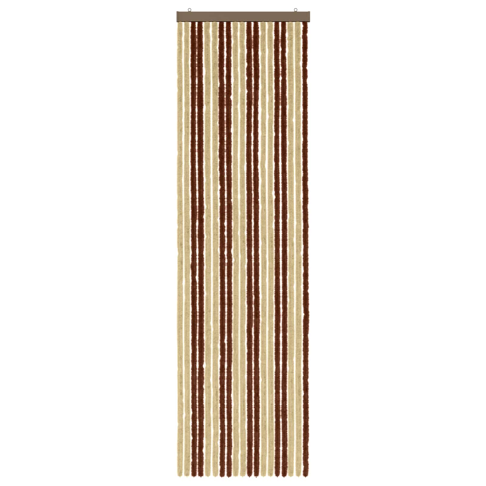 Insektenschutzvorhang Chenille Braun und Beige 56 x 200 cm