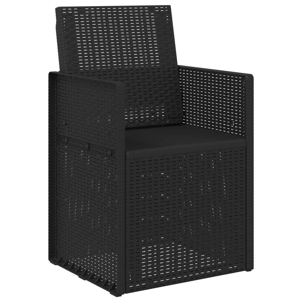 Garten Esszimmerstühle 2 pcs Anthrazit 53 x 47 x 88,5 cm PP