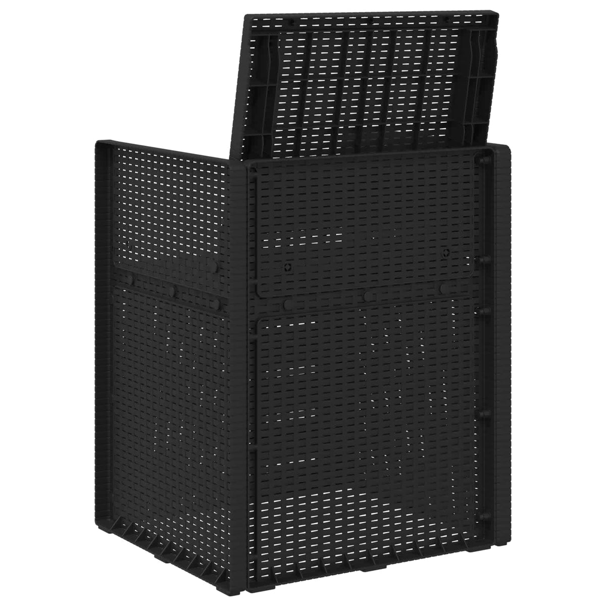 Garten Esszimmerstühle 2 pcs Anthrazit 53 x 47 x 88,5 cm PP