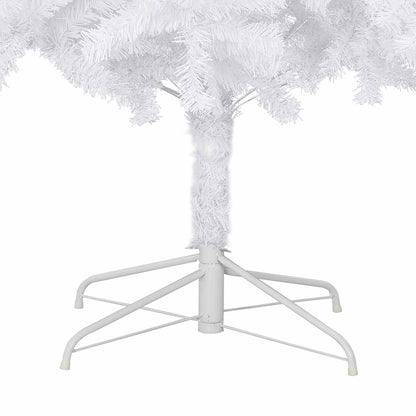 Künstlicher Weihnachtsbaum Weiß 300 cm PVC und Stahl