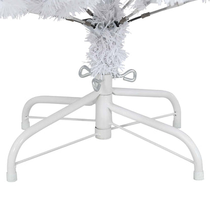 Künstlicher klappbarer Weihnachtsbaum Weiß 120 cm PVC und Stahl