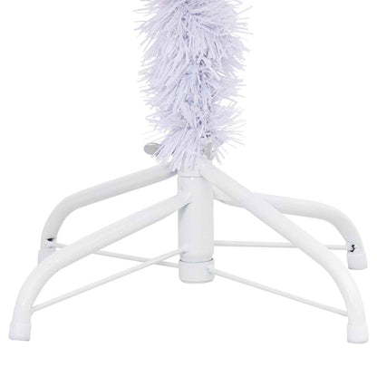 Künstlicher Weihnachtsbaum Weiß 150 cm PVC und Stahl