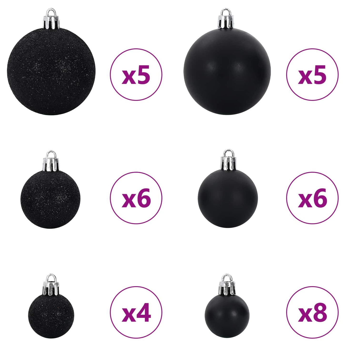 Künstlicher Weihnachtsbaum Weiß 150 cm PVC und Stahl