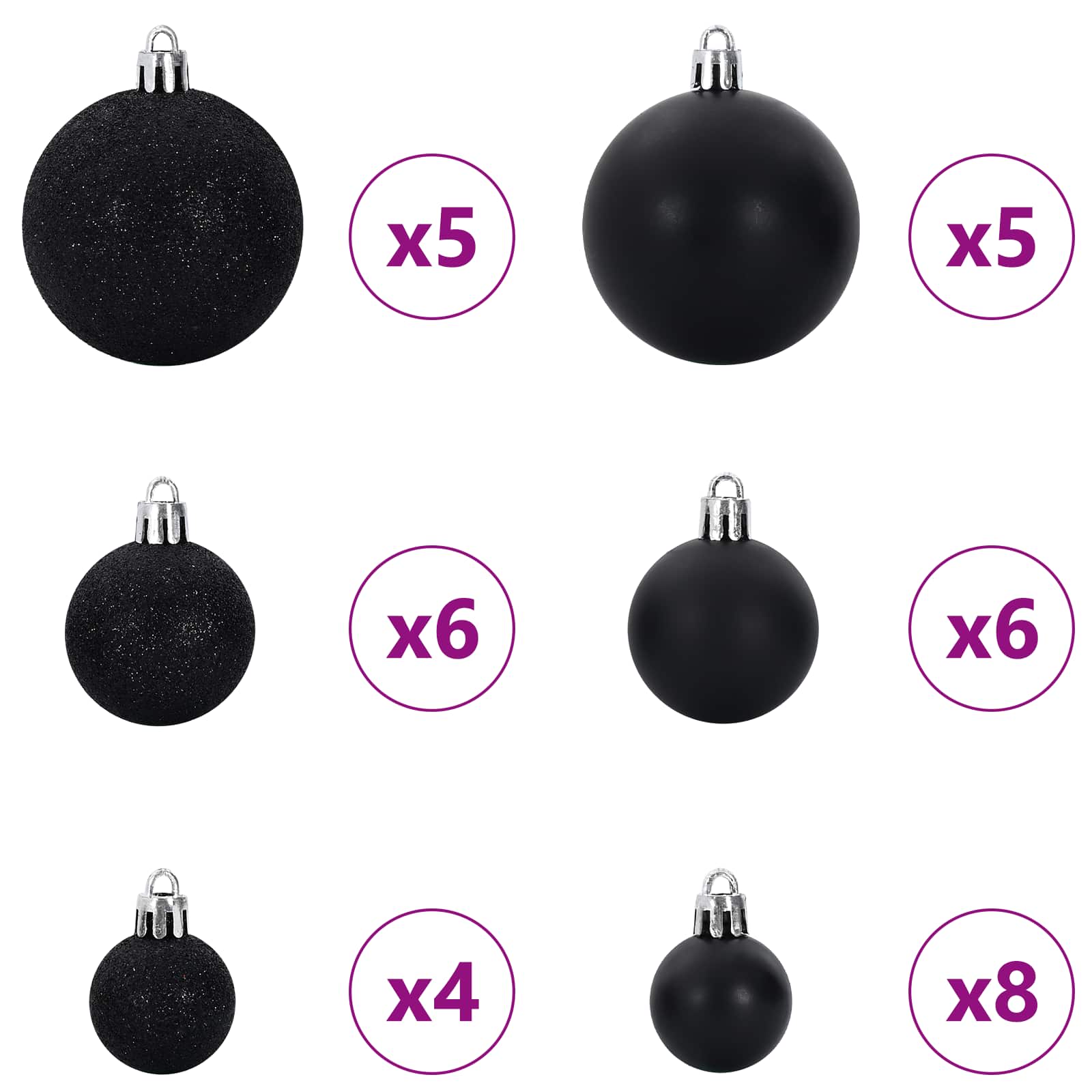 Künstlicher Weihnachtsbaum Weiß 150 cm PVC und Stahl