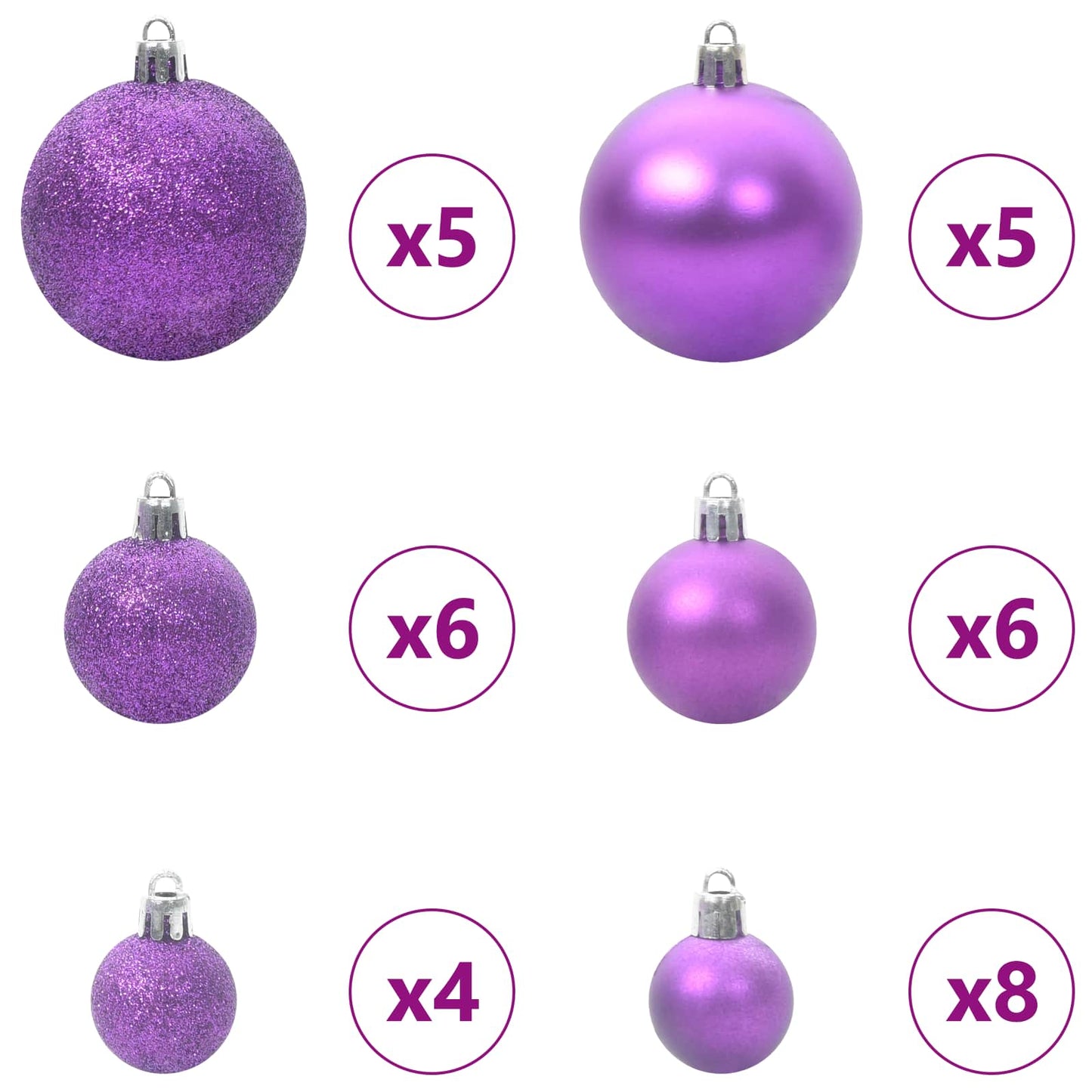 Künstlicher Weihnachtsbaum Weiß 150 cm PVC und Stahl