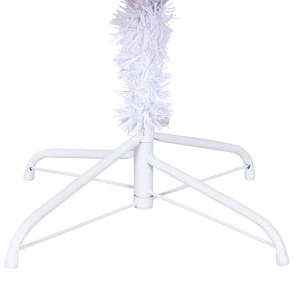 Künstlicher Weihnachtsbaum Weiß 210 cm PVC und Stahl
