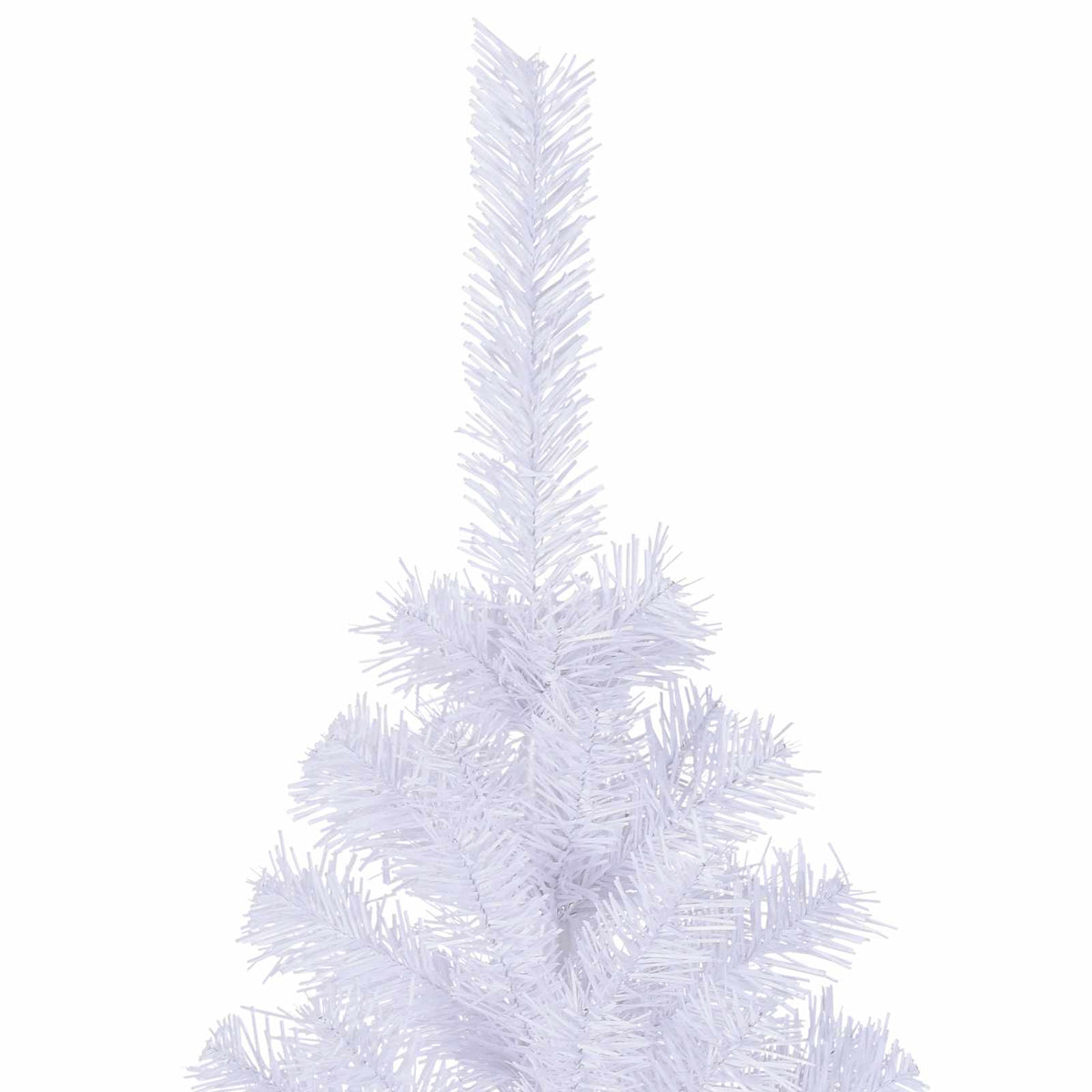 Künstlicher Weihnachtsbaum Weiß 240 cm PVC und Stahl