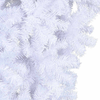 Künstlicher Weihnachtsbaum Weiß 120 cm PVC und Stahl