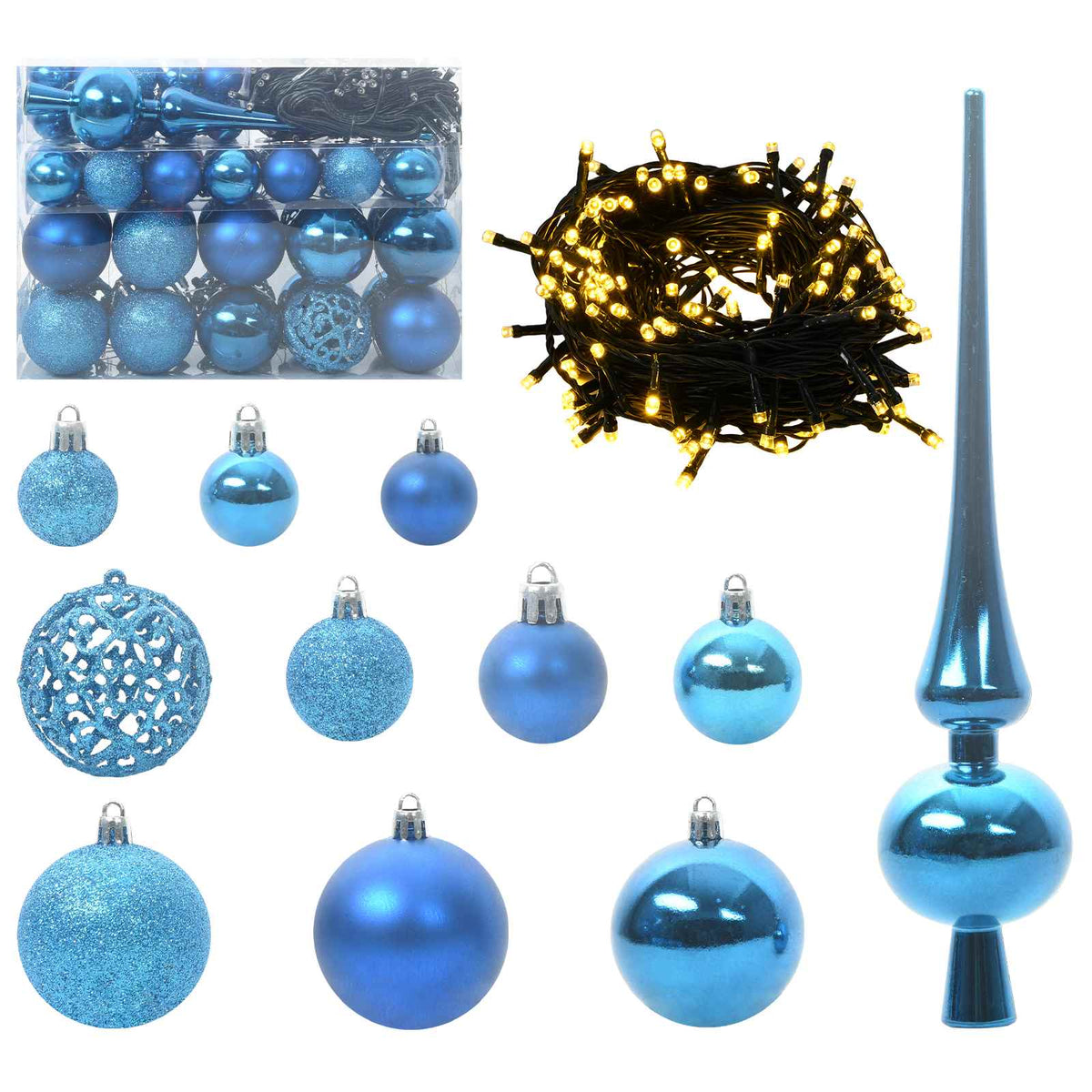Künstlicher Weihnachtsbaum Weiß 120 cm PVC und Stahl