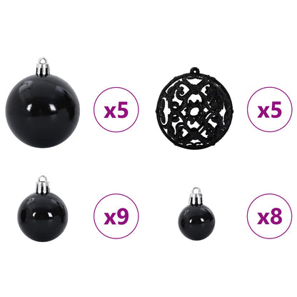Künstlicher Weihnachtsbaum Weiß 150 cm PVC und Stahl