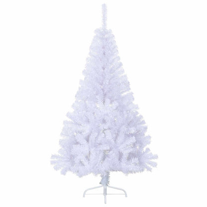 Künstlicher Weihnachtsbaum Weiß 150 cm PVC und Stahl