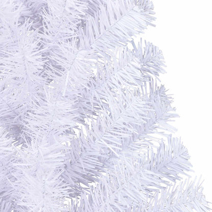 Künstlicher Weihnachtsbaum Weiß 150 cm PVC und Stahl