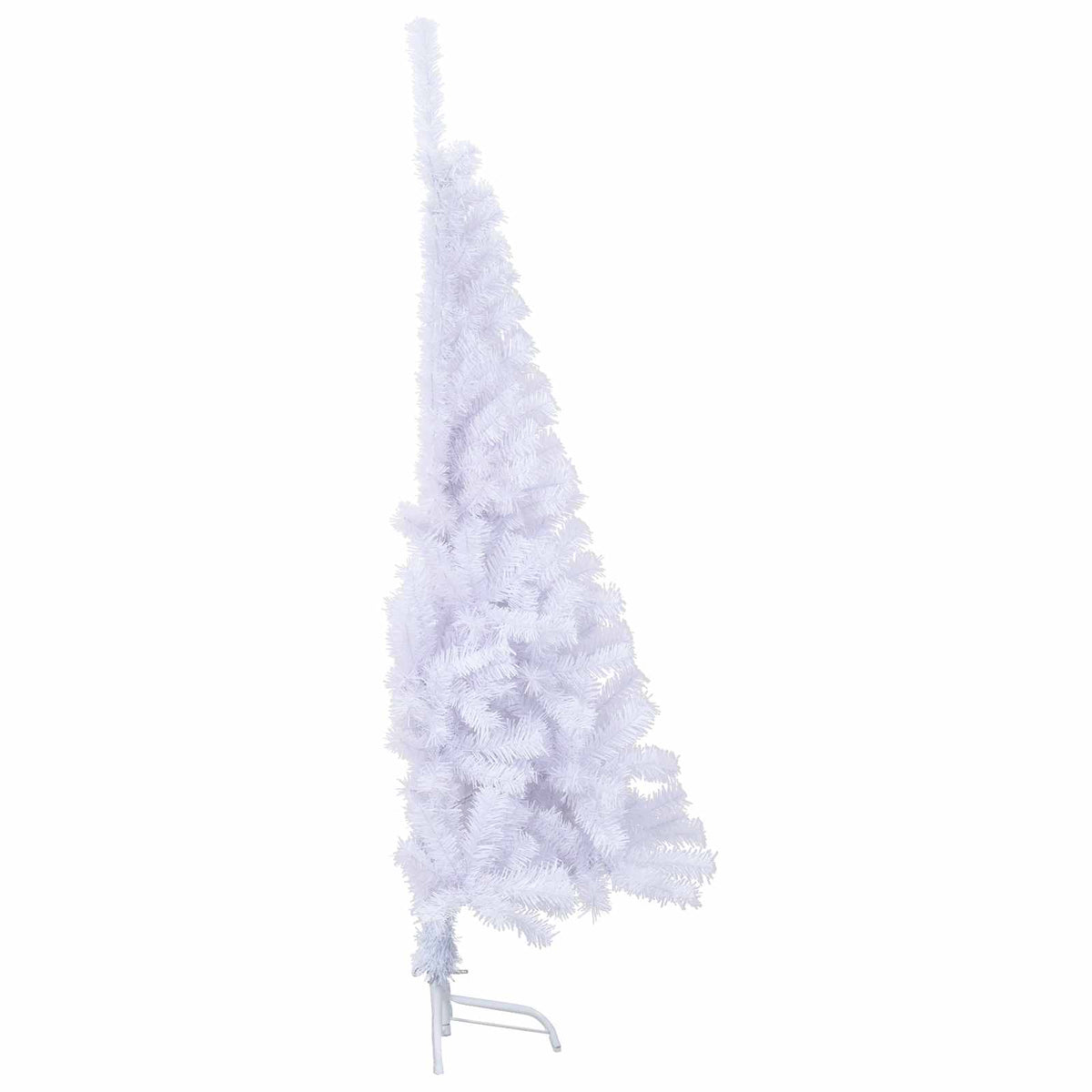 Künstlicher Weihnachtsbaum Weiß 150 cm PVC und Stahl