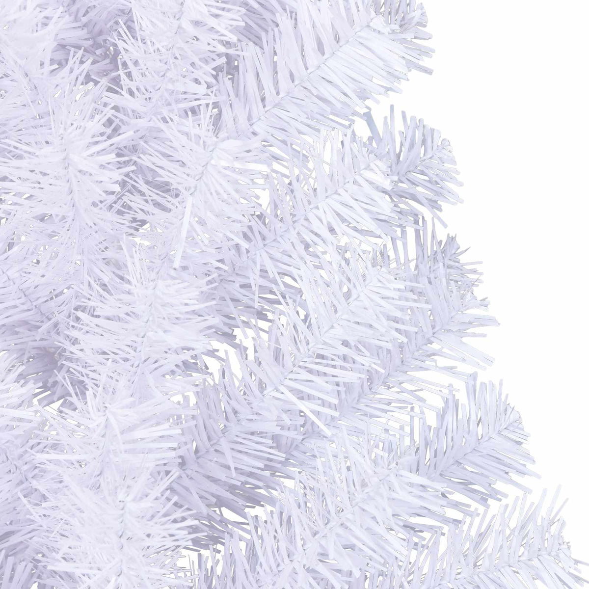 Künstlicher Weihnachtsbaum Weiß 150 cm PVC und Stahl