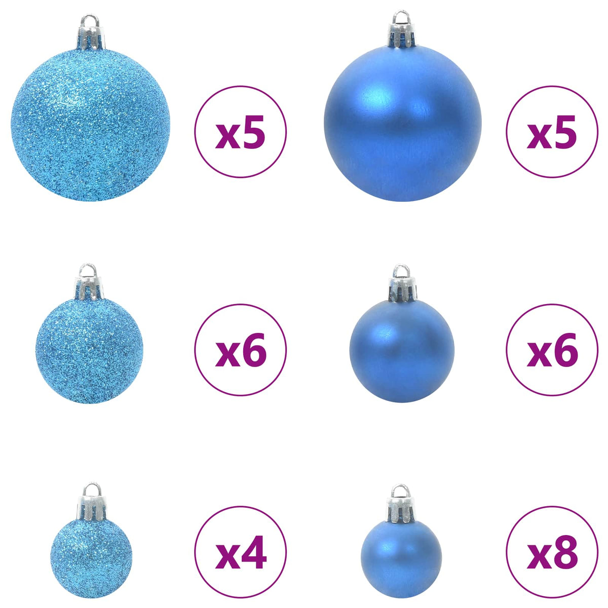 Künstlicher Weihnachtsbaum Weiß 150 cm PVC und Stahl