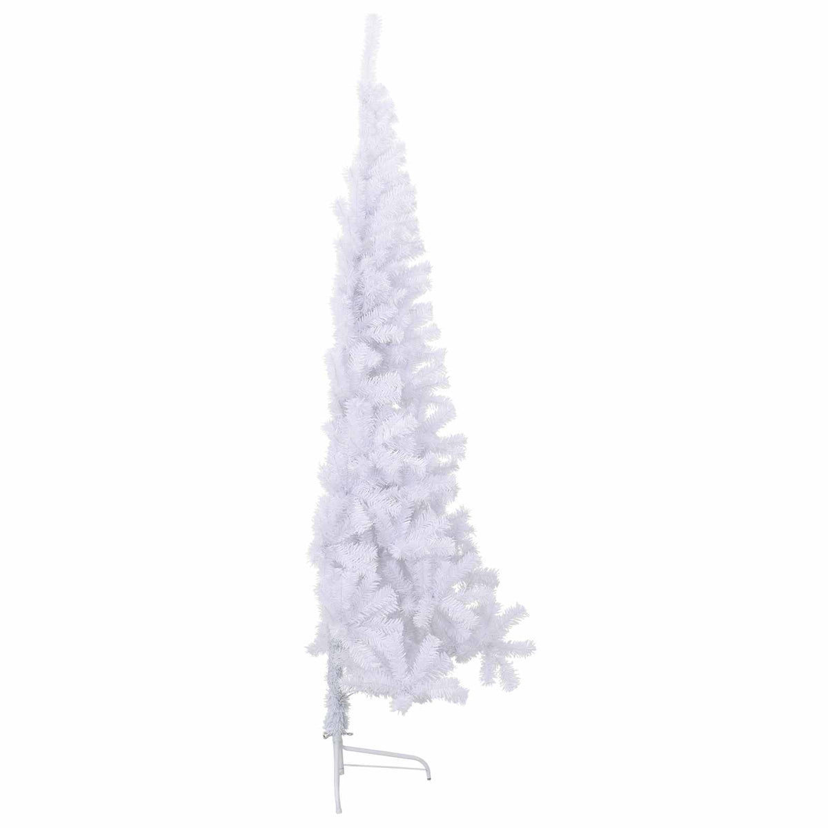 Künstlicher Weihnachtsbaum Weiß 180 cm PVC und Stahl