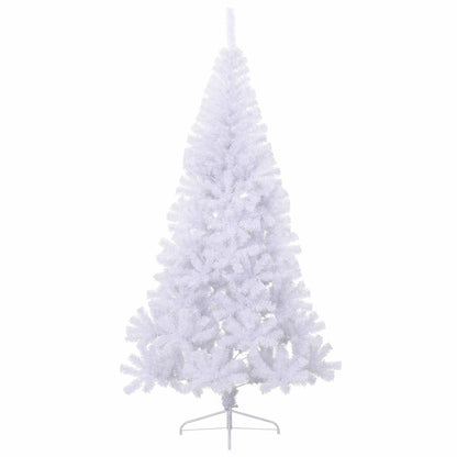 Künstlicher Weihnachtsbaum Weiß 180 cm PVC und Stahl