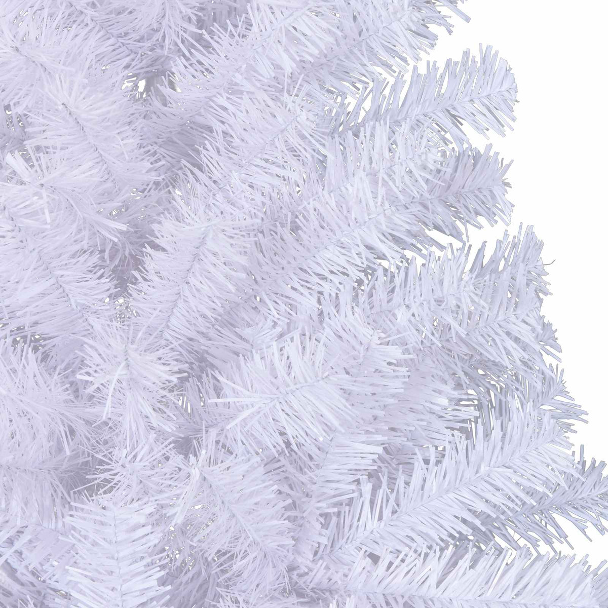 Künstlicher Weihnachtsbaum Weiß 180 cm PVC und Stahl