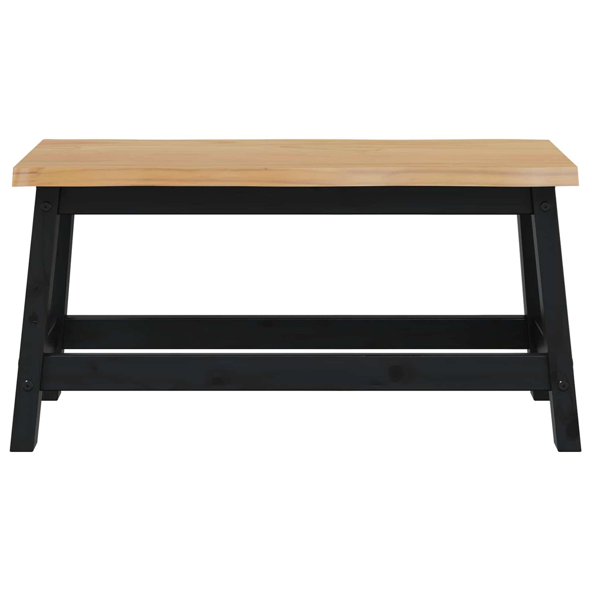 Esstischbank EKAI Schwarz 91,5 x 29 x 45,5 cm