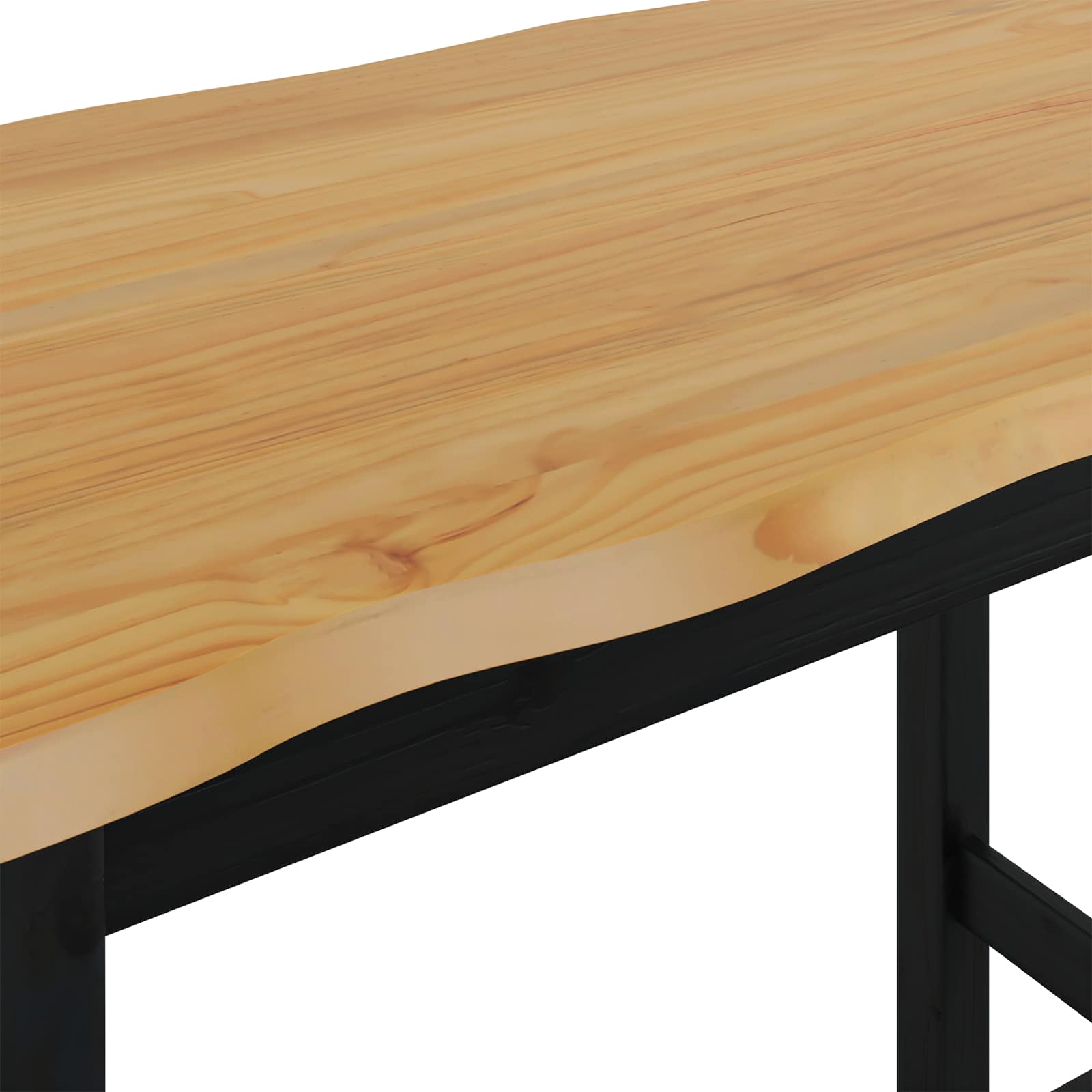 Hohe Bar-Tisch EKAI Schwarz 112 x 70 x 91 cm
