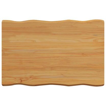 Hohe Bar-Tisch EKAI Weiß 112 x 70 x 91 cm Massives Kiefernholz