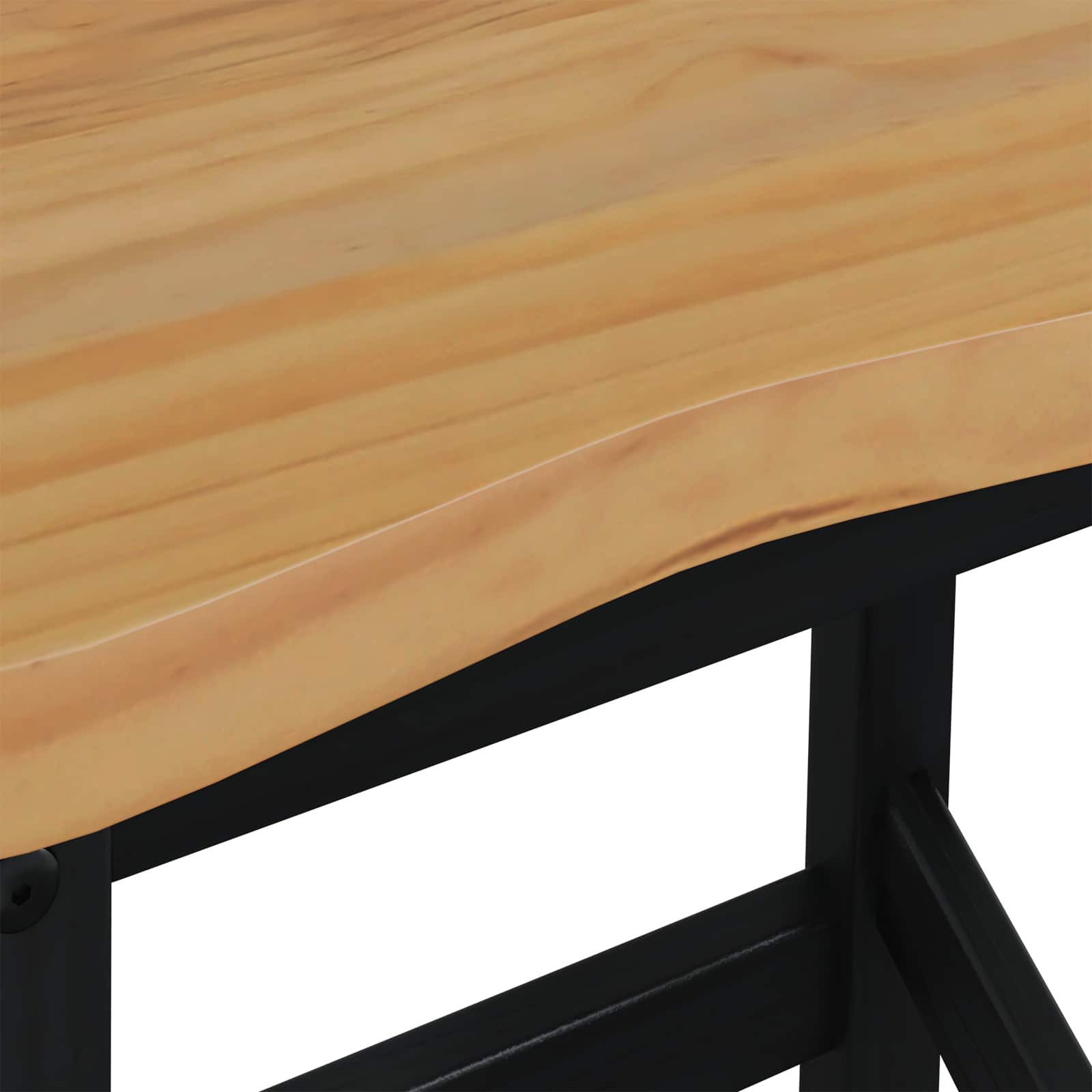 Hoher Barhocker EKAI 2 stk. Schwarz 40 x 29 x 63 cm