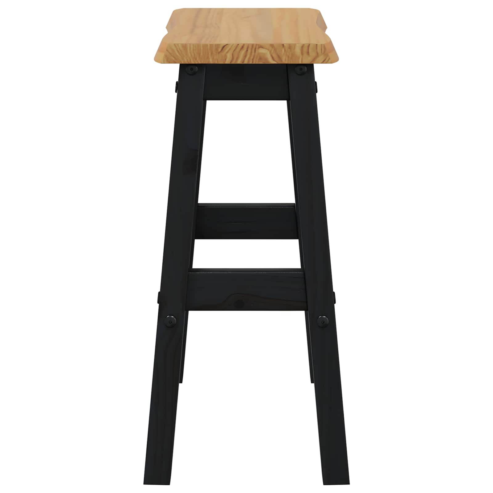 Hoher Barhocker EKAI 2 stk. Schwarz 40 x 29 x 63 cm