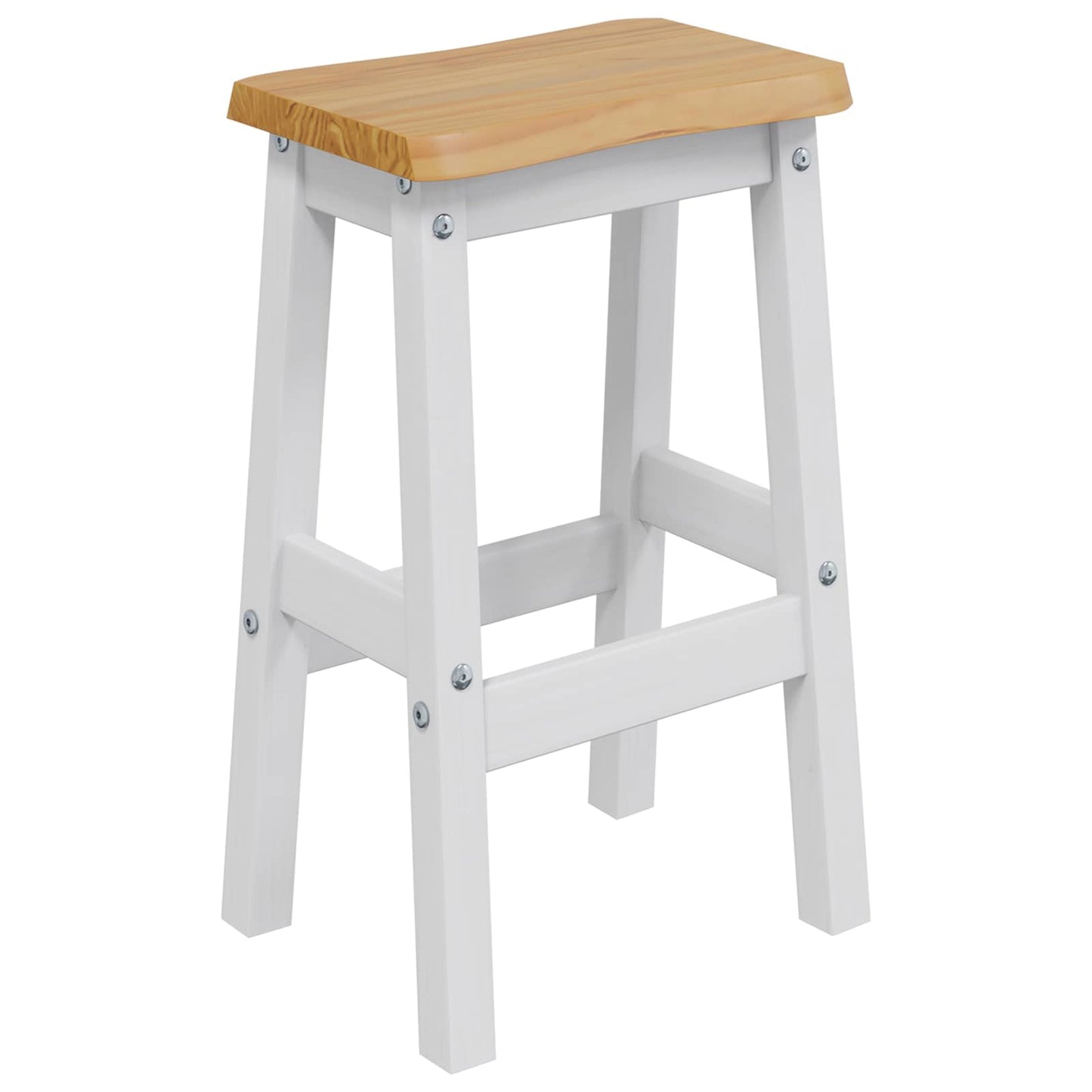 Hoher Barhocker EKAI 2 stk. Weiß 40 x 29 x 63 cm