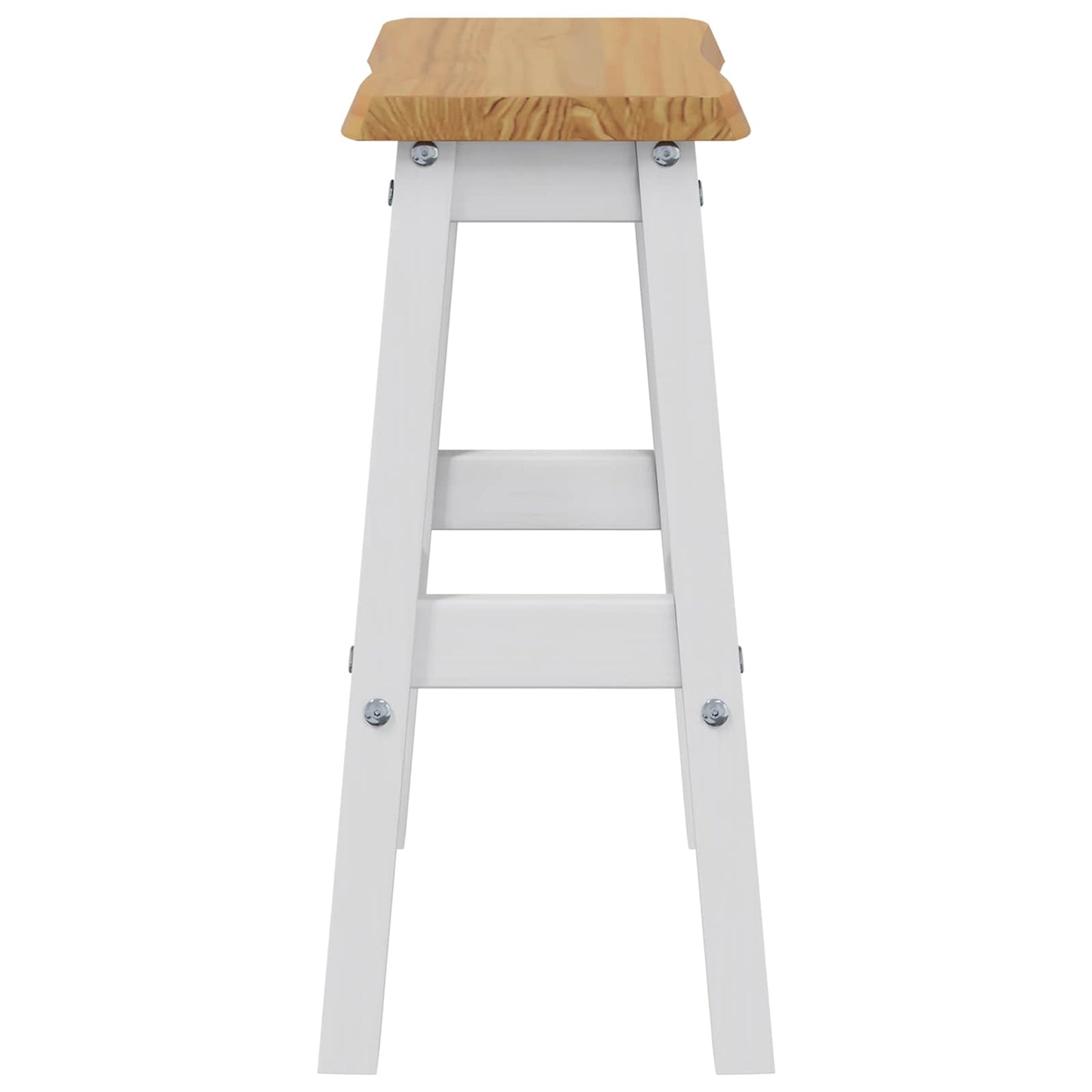 Hoher Barhocker EKAI 2 stk. Weiß 40 x 29 x 63 cm
