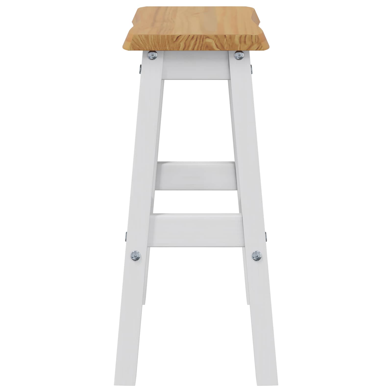 Hoher Barhocker EKAI 2 stk. Weiß 40 x 29 x 63 cm