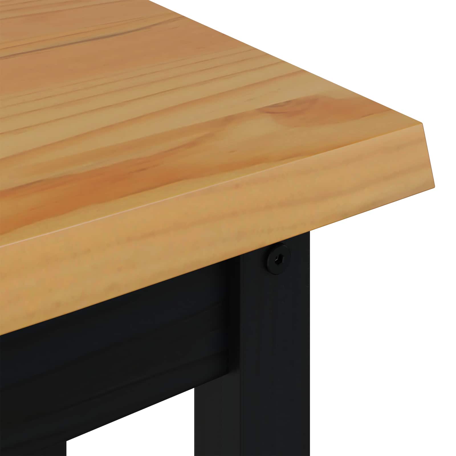 Konsolentisch mit Regal EKAI Schwarz 112 x 35 x 76 cm