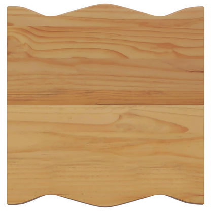 Beistelltisch EKAI Weiß 50 x 50 x 45,5 cm Massives Kiefernholz