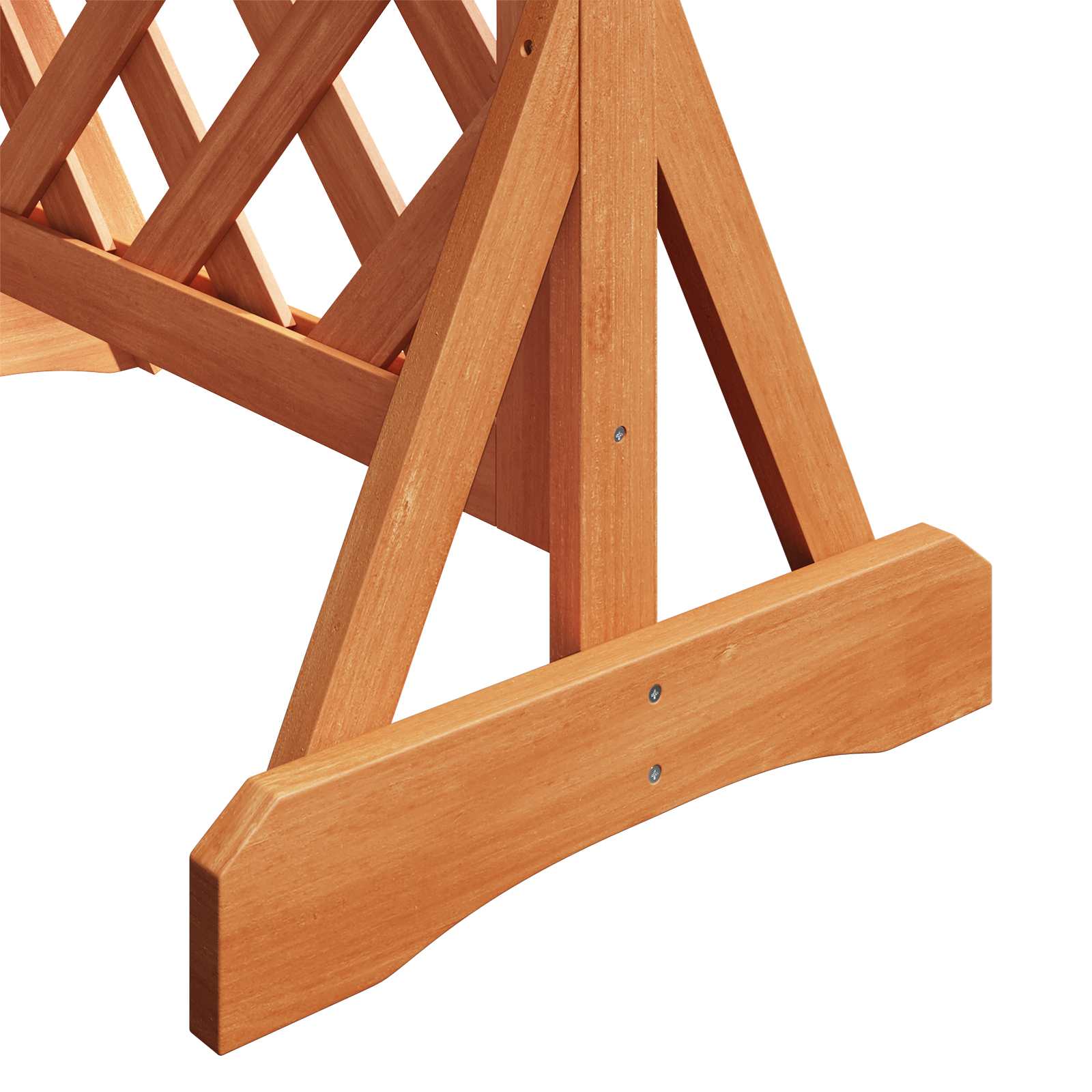 Vertikales Gartengitter Orange 48 x 30 x 70,5 cm