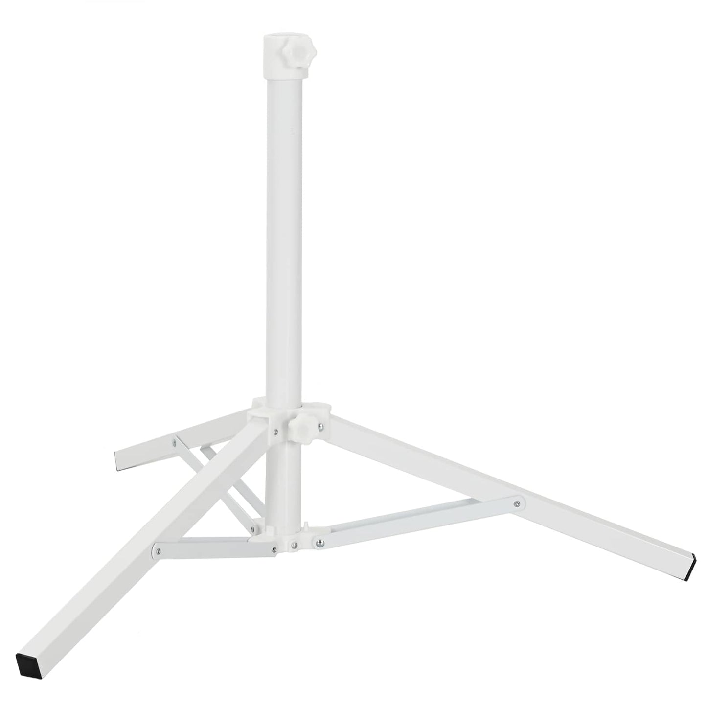 Parasol Stand Weiß Stahl for 25-32 mm Pole
