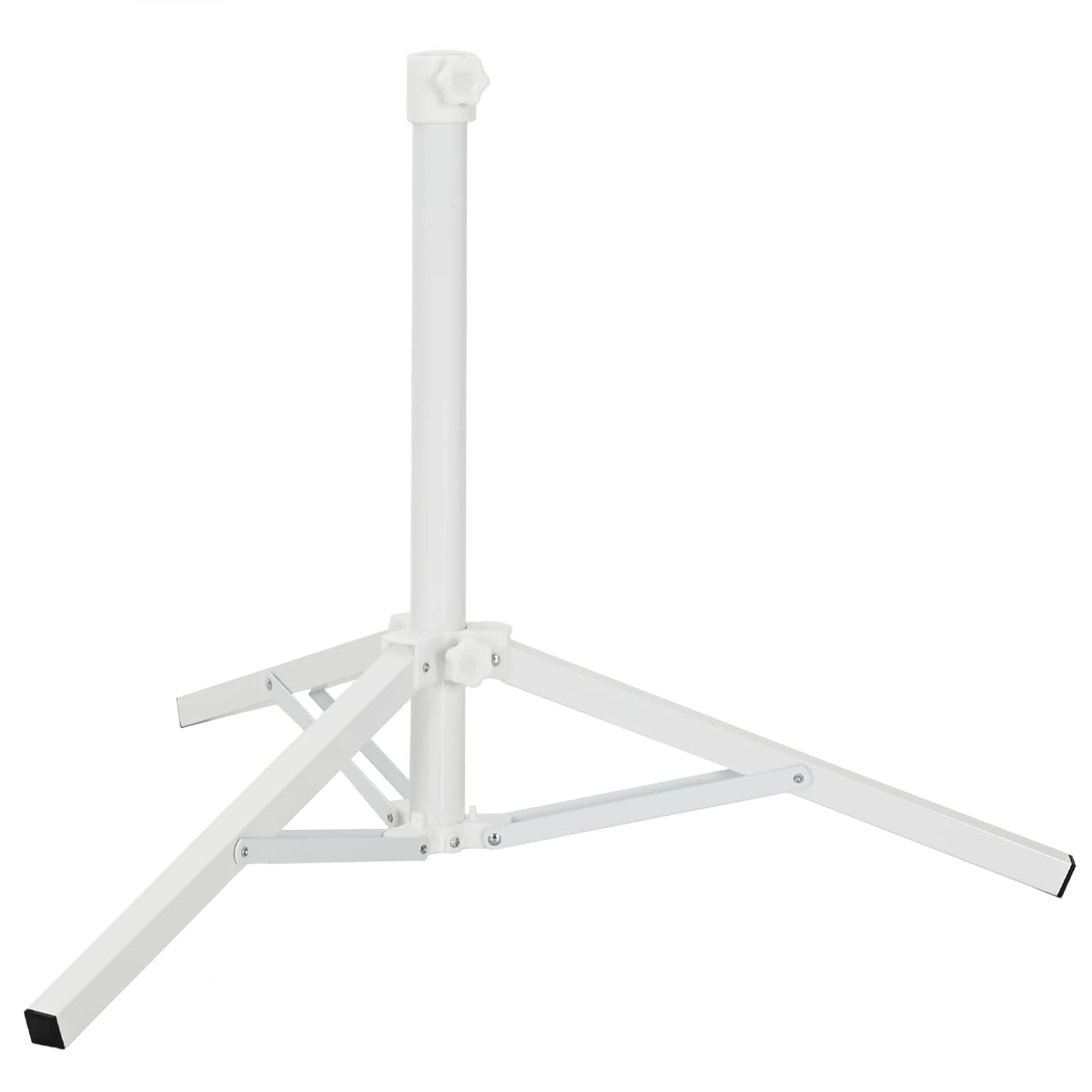 Parasol Stand Weiß Stahl for 25-32 mm Pole