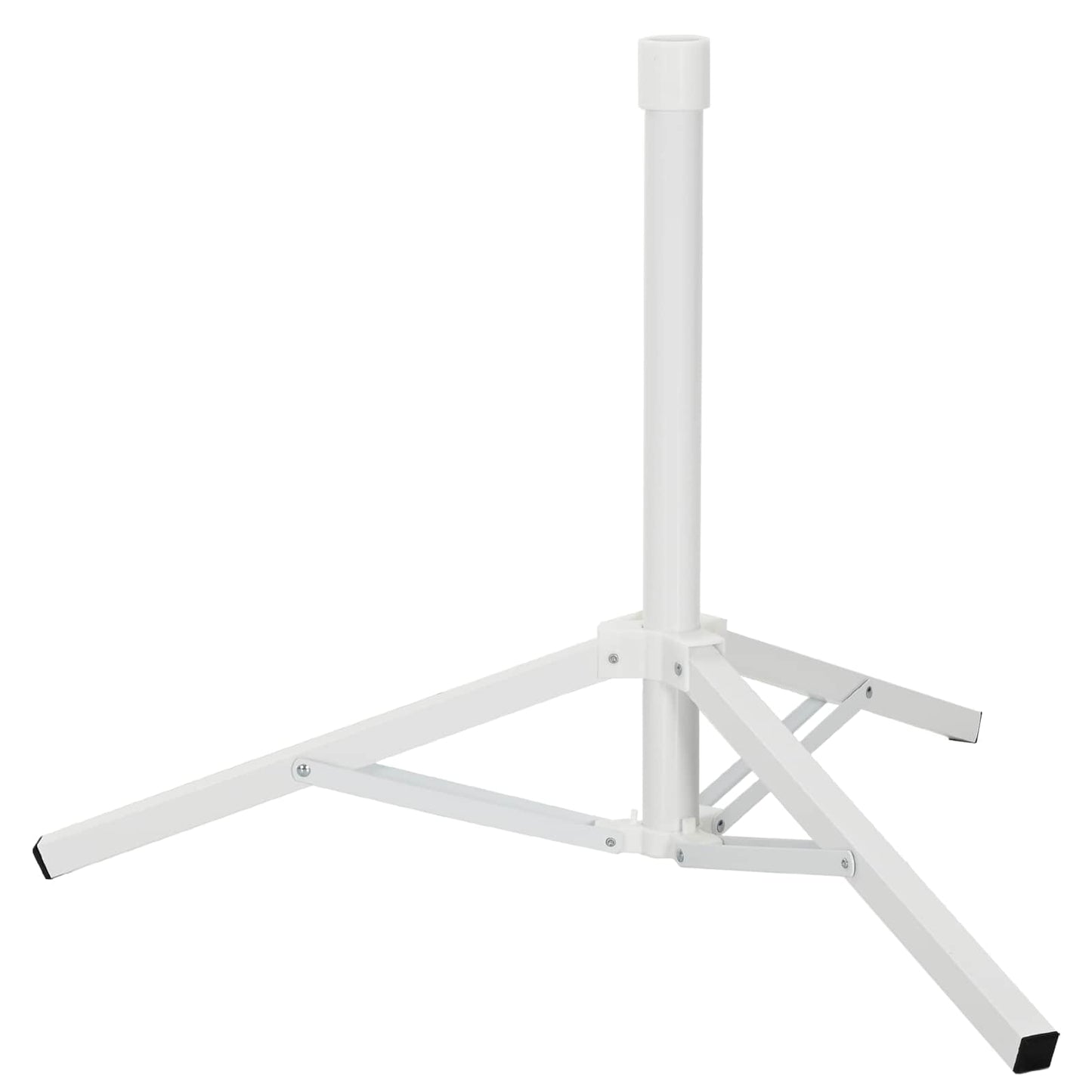 Parasol Stand Weiß Stahl for 25-32 mm Pole