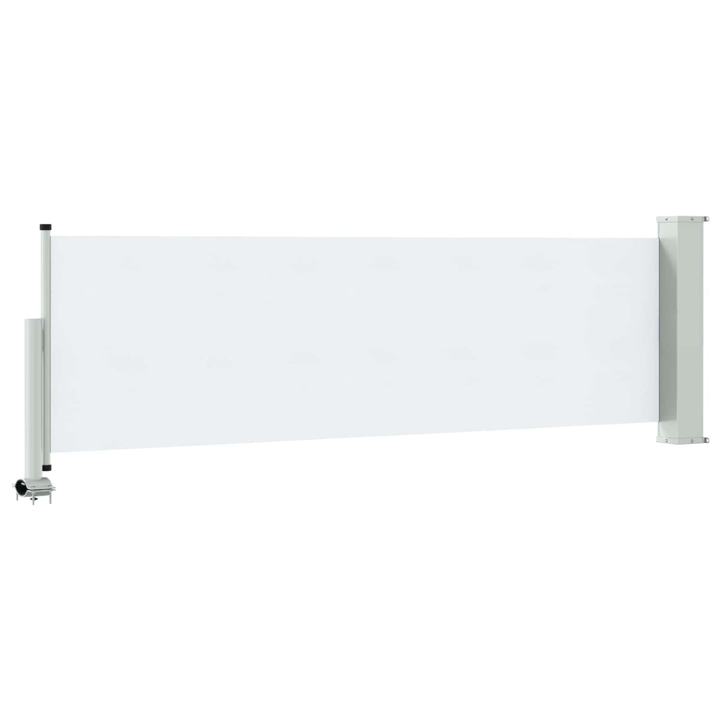 Seitenmarkise 80 x 300 cm 100% Polyester Eisen Stahl Rechteckig