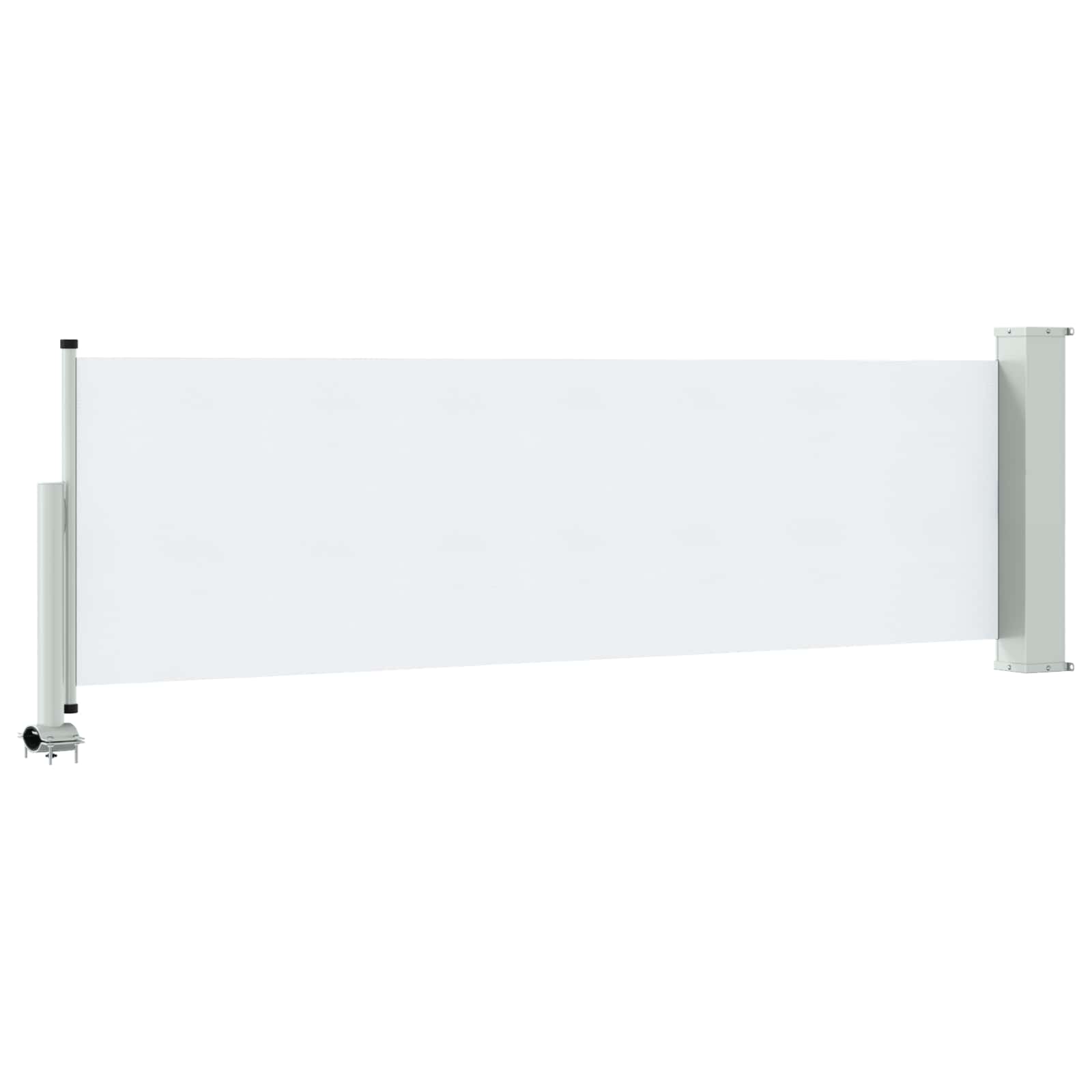 Seitenmarkise 100 x 300 cm 100% Polyester Eisen Stahl