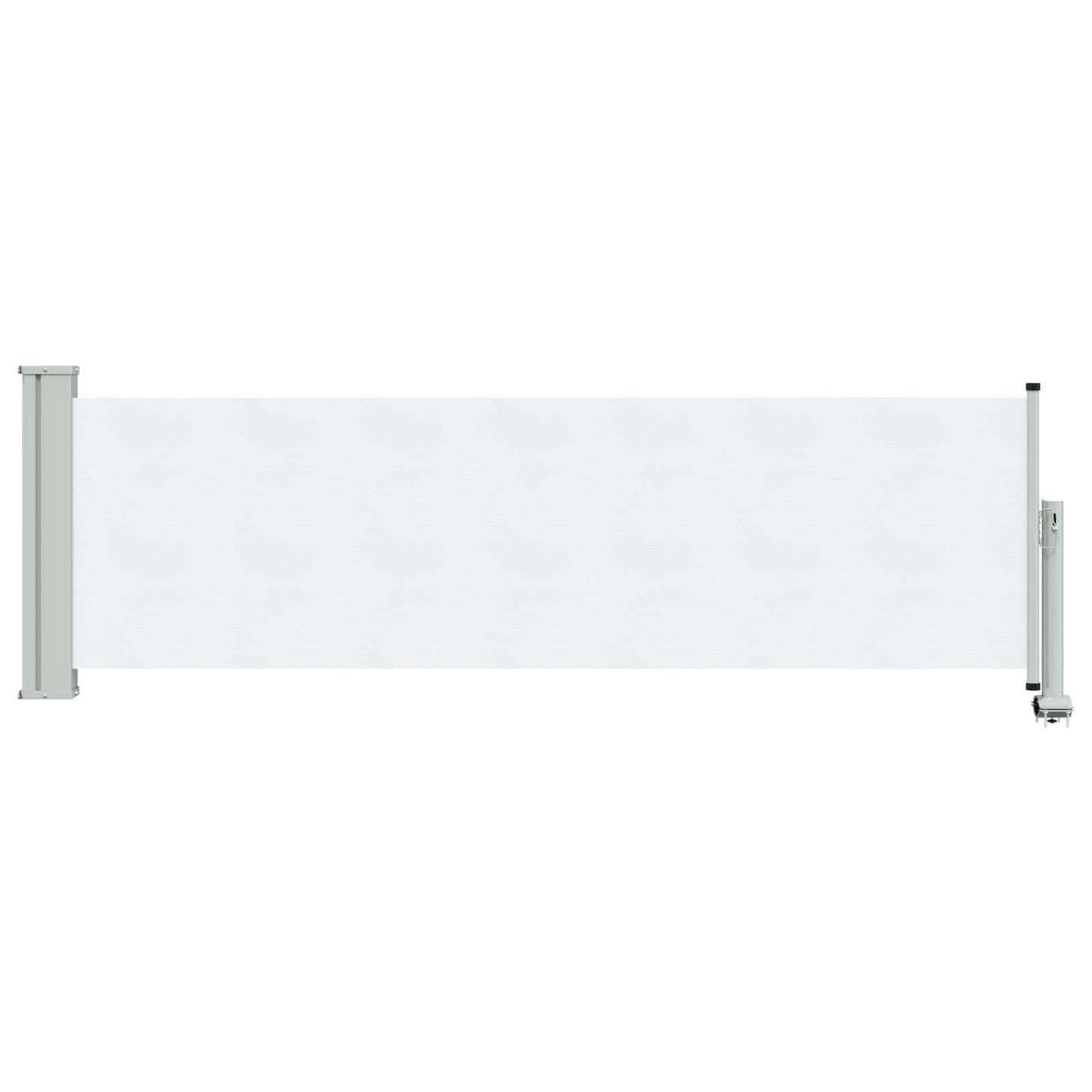 Seitenmarkise 100 x 300 cm 100% Polyester Eisen Stahl