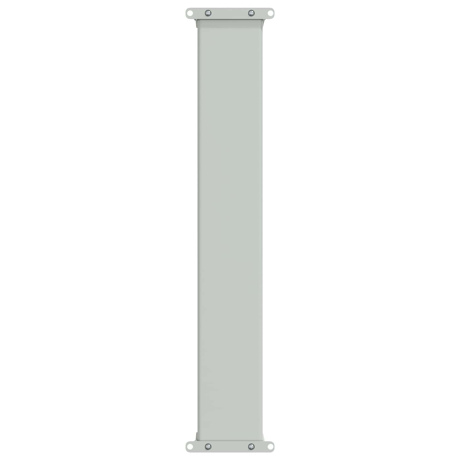 Seitenmarkise 100 x 300 cm 100% Polyester Eisen Stahl