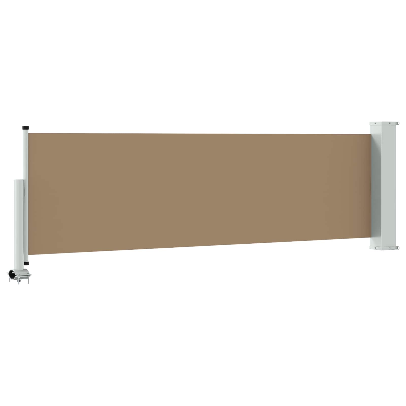Seitenmarkise 100 x 300 cm 100% Polyester Eisen Stahl