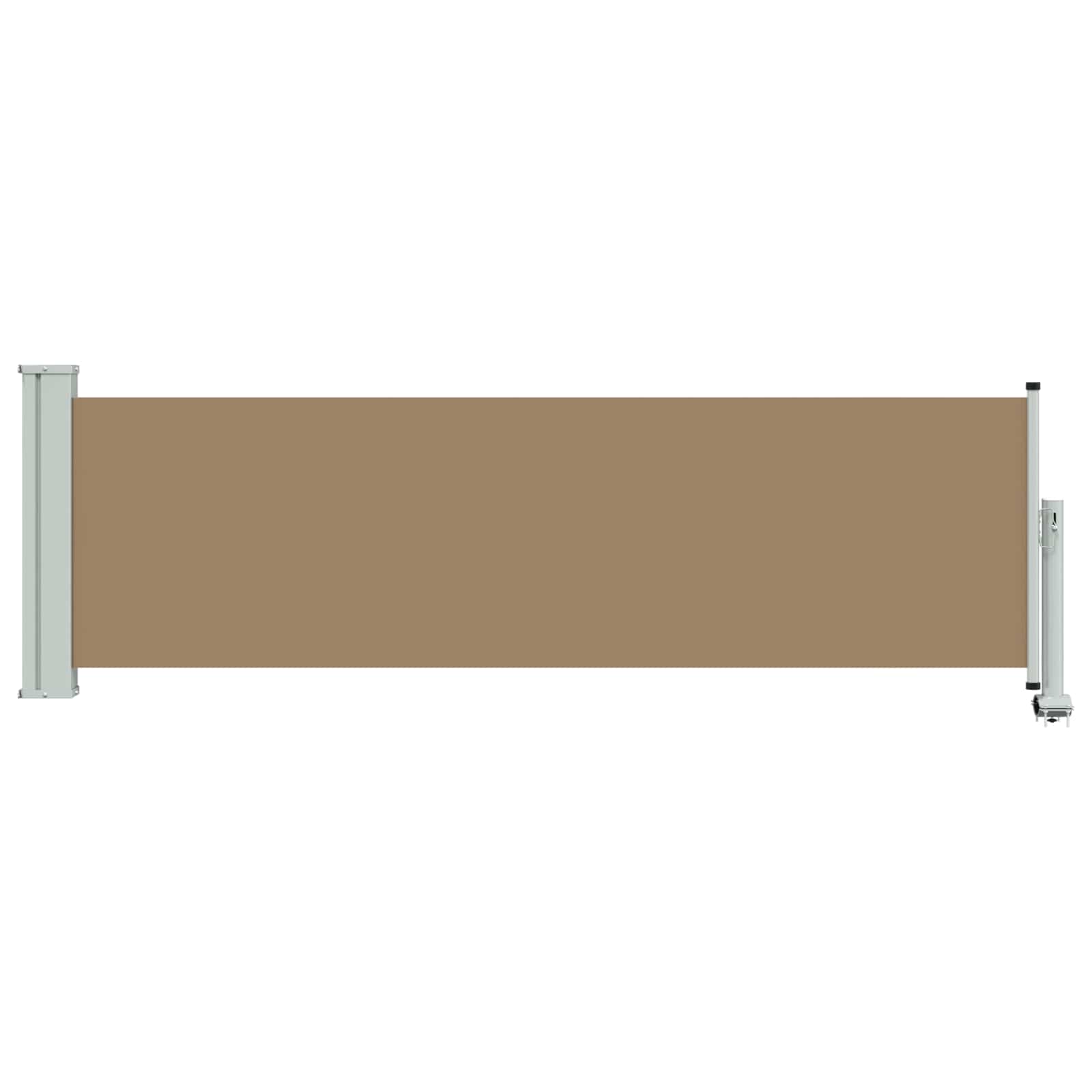Seitenmarkise 100 x 300 cm 100% Polyester Eisen Stahl