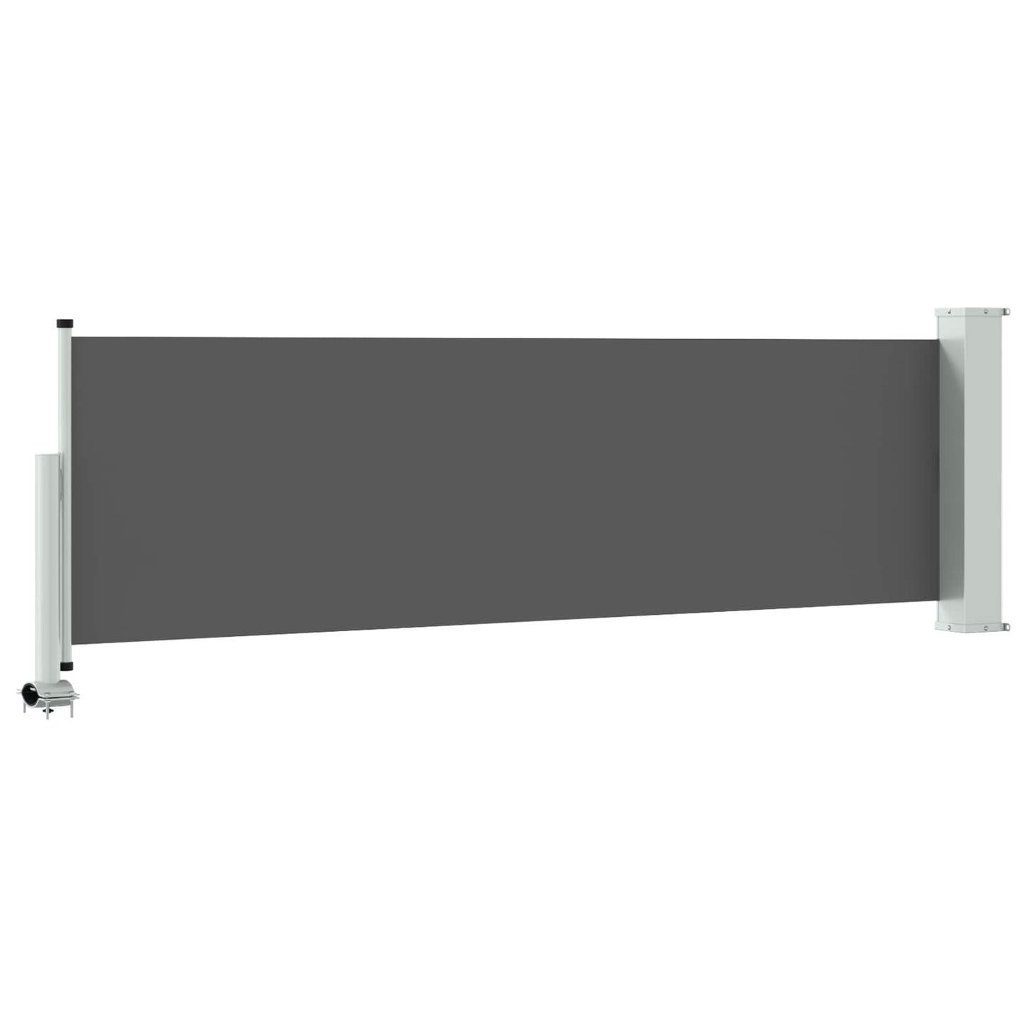 Seitenmarkise 100 x 300 cm 100% Polyester Eisen Stahl